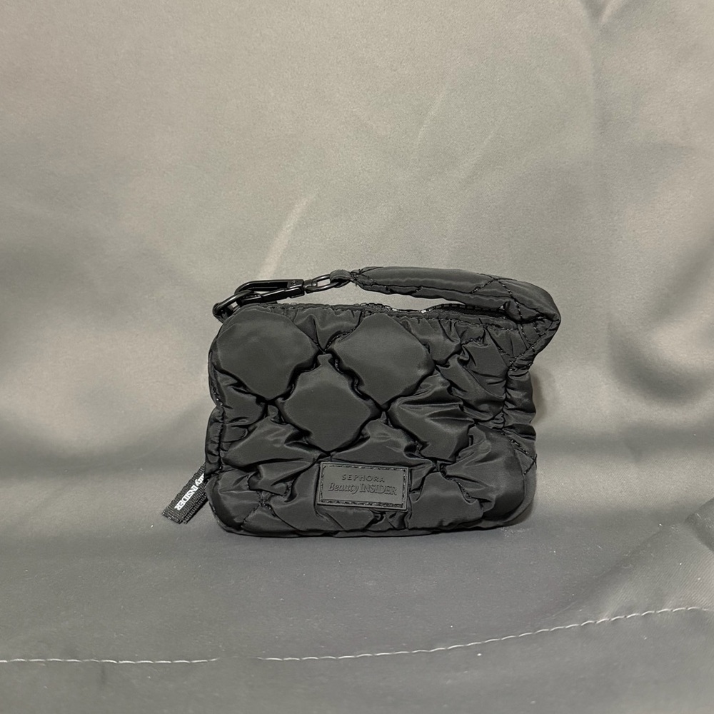 Sephora Black Quilted Mini Bag